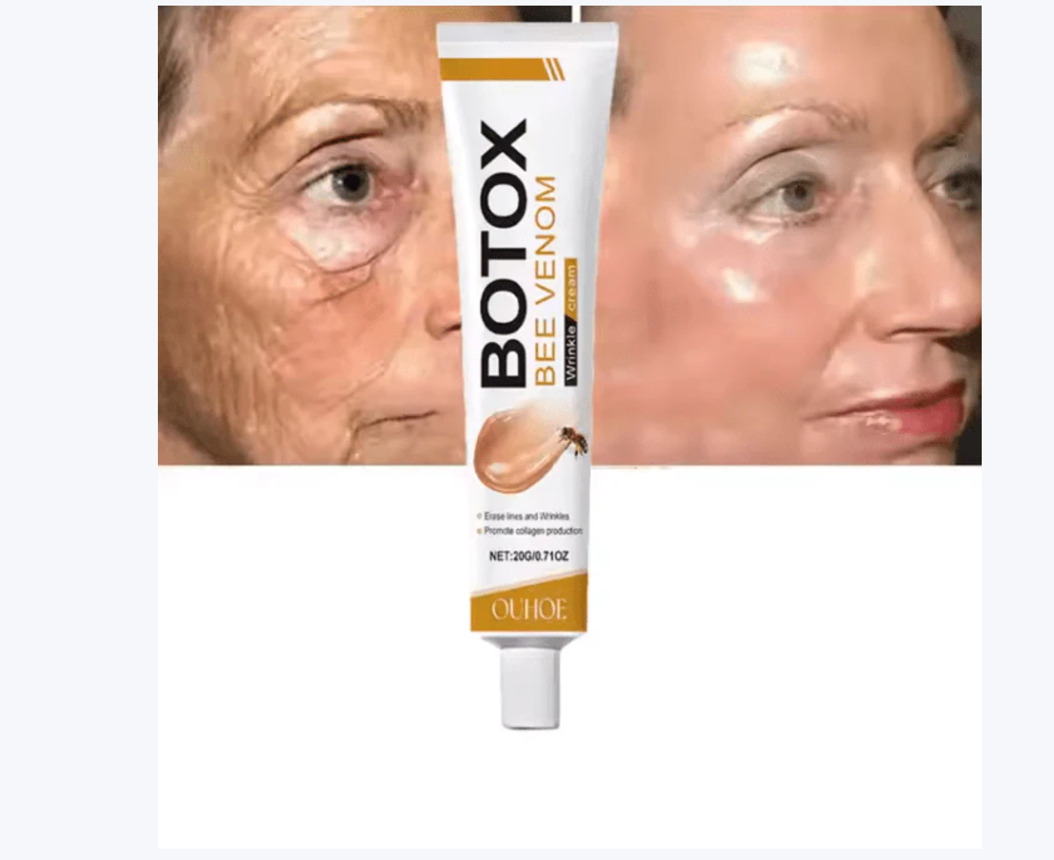OUHOE - Bee Venom Botox Wrinkle Cream Top Selling Product Description
