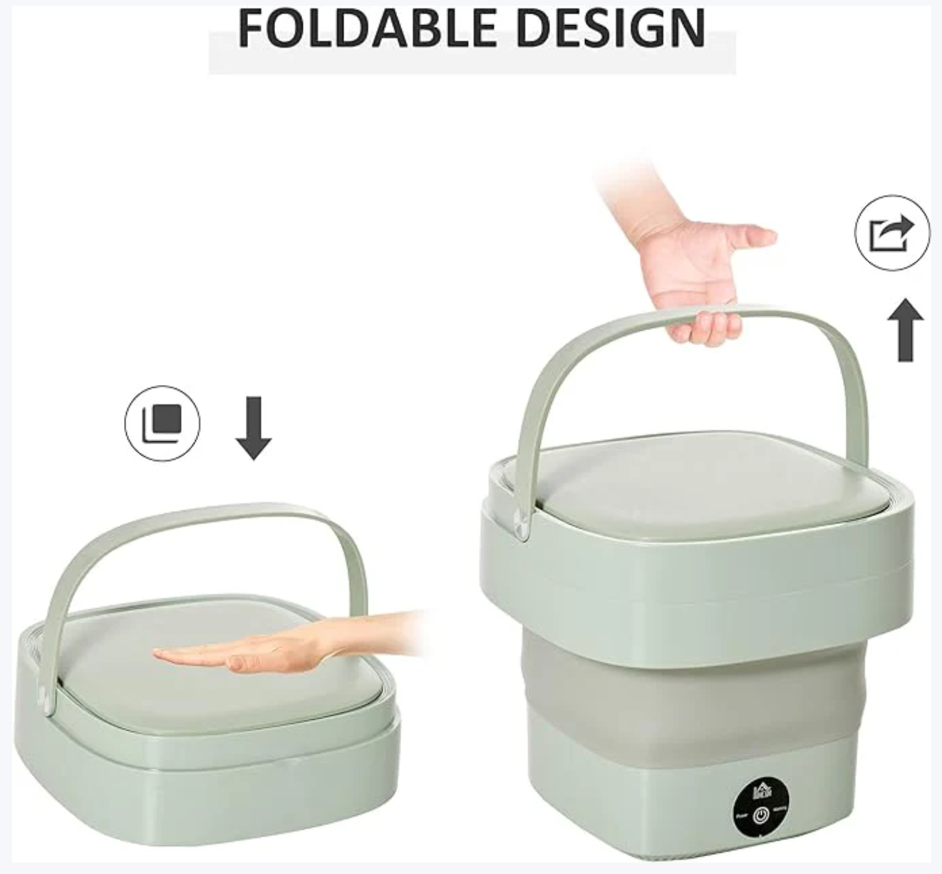 Foldable Mini Laundry Machine