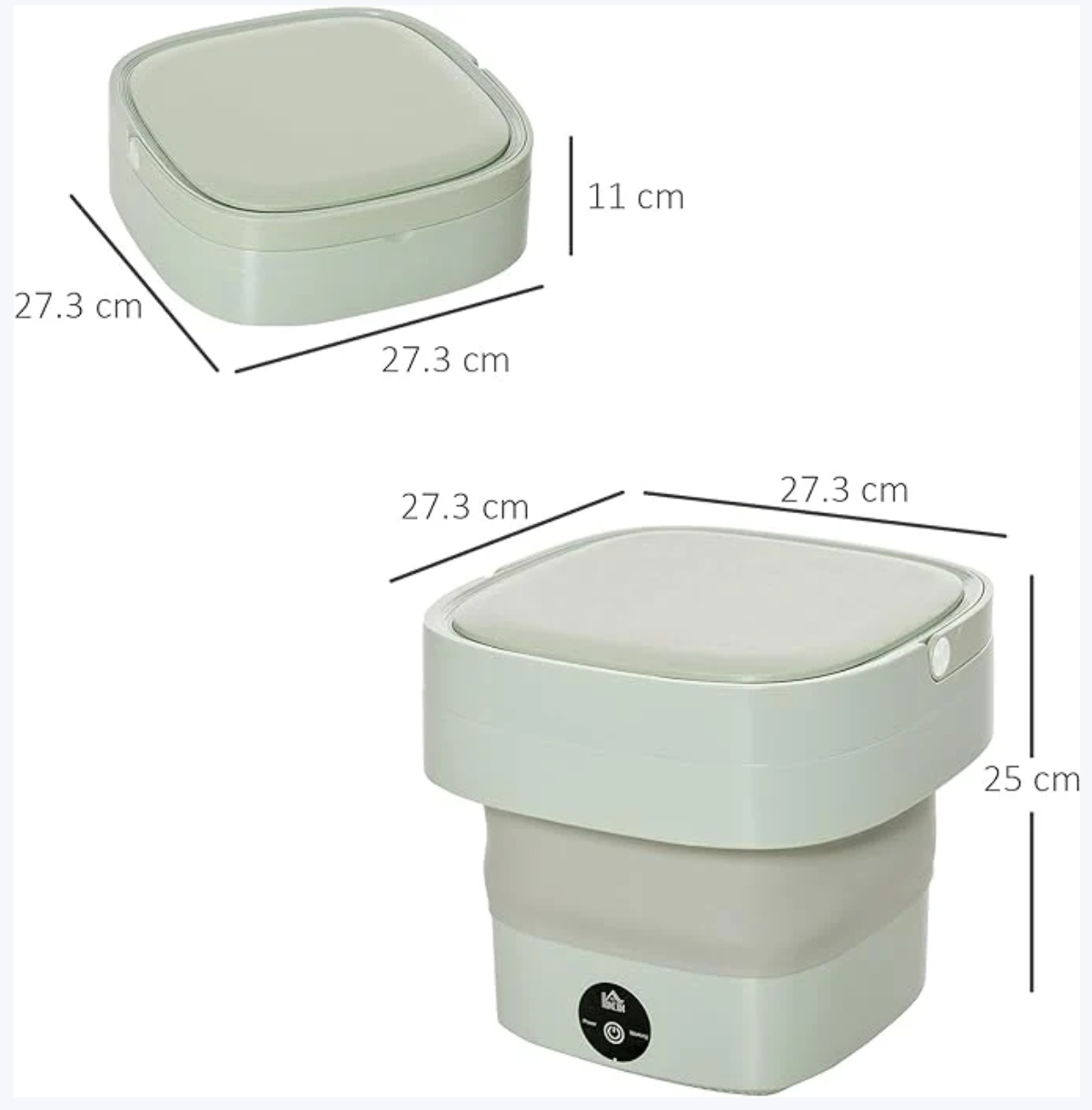 Foldable Mini Laundry Machine